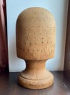 Vintage Wooden Millinery Hat Block  Wooden Hat Last  Wooden Hat Making Mold