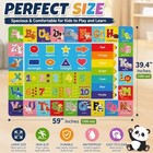 Abc Carpet kids Carpet For Playroom  Classroom Floor Play Mat For Kids preschool