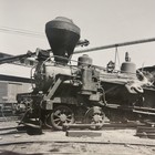 Vintage Steam Locomotive 6 Industrial Railroad Yard Photo 4x5 B w Gelatin Orig