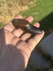 Antique Snuff Box Wooden Treen Shoe W heart Sole Puzzle Lid Nice Detail