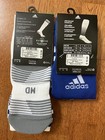 Adidas Soccer Socks Size M  5-8 5  Blue white - Two Pair Bundle - New With Tags