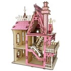 Doll House 3d Puzzle Wooden Miniature Diy Assembly Building Model Kit Decoration