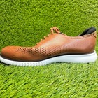 Cole Haan 2 zerogrand Mens Size 8 5 Brown White Casual Leather Oxford Shoes