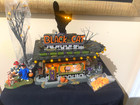 Dept 56  Black  Cat  Diner   For Halloween    It  Lights Up   55319