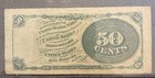 1866 50 Cents Us Fractional Currency Note Fr-1376 4th Issue
