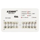10 Packs Azdent Dental Orthodontic Brackets Braces Metal Mini Roth 022 Hooks 345
