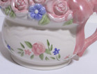 Pfaltzgraff Tea Rose Vintage Embossed Teapot