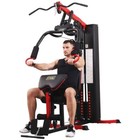 Multifunctional Full Home Gym System Workout Station With 122 5 Lbs Weight Stack
