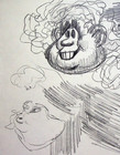 Metamorphoses 1978 Jerry Eisenburg Hand-inked Early Production Concept Art   lf
