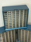 Lot 3x Vtg 60 Drawer Akro Mils Metal Parts Storage Cabinet Organizer Usa Nice 