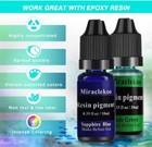 12 Colors Epoxy Resin Color Dye Colorant Liquid Epoxy Resin Pigment 10ml Each