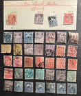 Old Australia Kangaroo Australian States Nsw Cancel   Variety Stamp Collection