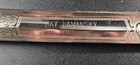     antique Us Army Officers Dress Sword  Etched  Scabbard Named Ray Lamansky 1916