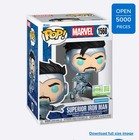 Funko Pop  Ultra Superior Iron Man Marvel  1568 Le 5 000 Presale With Hard Stack