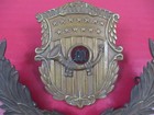 Civil War Usmc Marine Corps Early Shako Helmet Plate   Wreath - Original - Rare