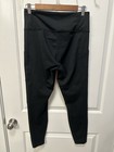 Eddie Bauer Women   s Black Leggings M Regular Pull-on Pockets Stretch