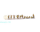 1 72 World War Ii U s  Soldiers Painted Model Finished Product Model 12pcs