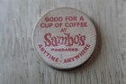 Sambo s Wooden Nickel Las Vegas Nevada Good For Cup Of Coffee