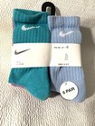 Nike Dri-fit 6pk Cushioned Crew Socks Youth Sz 10c-3y New  20 Un0019-ba2