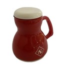 Vintage Safeway Travel Thermos Coffee Hot Drinks Red Mug Handle
