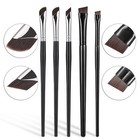 5pcs Eyeliner Brushes Fine Angled Eye Liner Ultra Thin Precision Makeup Brushes