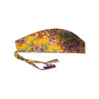 Autumn Flowers  Multi Color   Tie Back Scrub Hat   Cap Surgical Medical