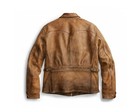 1920s Newsboy Jacket Men s Vintage Style Distressed Wax Tan Leather Coat