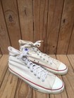 Vtg         rare Chuck Taylor All Star Converse White Cream Made In Usa 10 5 Uk 9 5