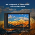 Huion Kamvas Pro 13 2 5k Drawing Tablet Display Qhd Pen Tech 3 0 Refurbished 