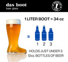 Beer Boot Glass By Domestic Corner  1 Liter