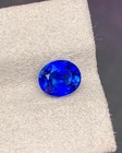 10 02 Ct  Natural Royal Blue Ceylon Sapphire Oval Certified Rare Loose Gemstone