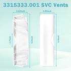 Ulapithi 3315333 001 Rv Air Conditioning Svc Louver Vent Cover 1 Set  White