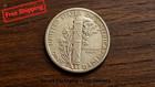 1944-d 10c Mercury Dime-silver