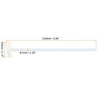 Ptfe Electric Stirring Rods 250x55mm Length Overhead Stirrer Mixer Shaft