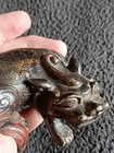  Chinese Handmade Bronze Feng Shui Lucky Pixiu Beast Statue