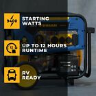 Firman T07571f 9400 7500w Tri Fuel Electric Start Portable Generator 50a
