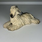 Vintage Afghan Dog Resin Figure Figurine