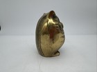 Vintage Mid Century Brass Owl Figurine Trinket 3    7 Oz