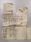 Ca 1820   s Land Deed Merged Original Document W Land Size Drawing