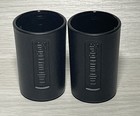 Jagermeister Black Frosted Shot Glass Jager Logo  lot Of 2 