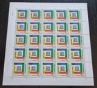 Cambodia 1966 Compl sheet 25x Unesco Set Michel  206-207 Clean Mnh Og
