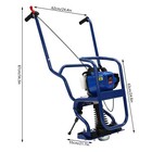 Concrete Power Screed Gas Cement Vibrating 37 7cc 4-stroke For 3 2-16ft Ruler Us