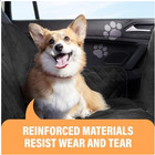 Beige Xl Dog Car Hammock Back Seat Cover  Waterproof Backseat Cover Protector   