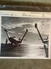 1953 F9f On Board Flight Deck Us Navy Department Photograph Black-and-white