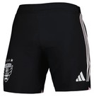 Adidas D c  United Mls Soccer Men   s Shorts Black Pink Size 2xl New