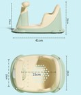Cute Bath Tub Seat Non Slip Support Chair With Suction Cup For Baby Bathroom