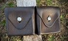 Vintage Swiss Military Leather Ammo Pouch K31 Schmidt Rubin Bern Maker Stamped