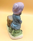 Vintage Black Americana Young Girl Votive Or Toothpick Holder
