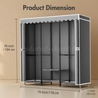 Garment Rack Hanging Rack Heavy Duty Clothes Rack Adjustable Closet Organizer