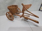 Asian Style Mobile Rickshaw Woven And Charm Driver  Great Handmade Antique Piece